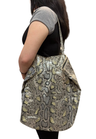 Carlos Falchi Python Shoulder Bag