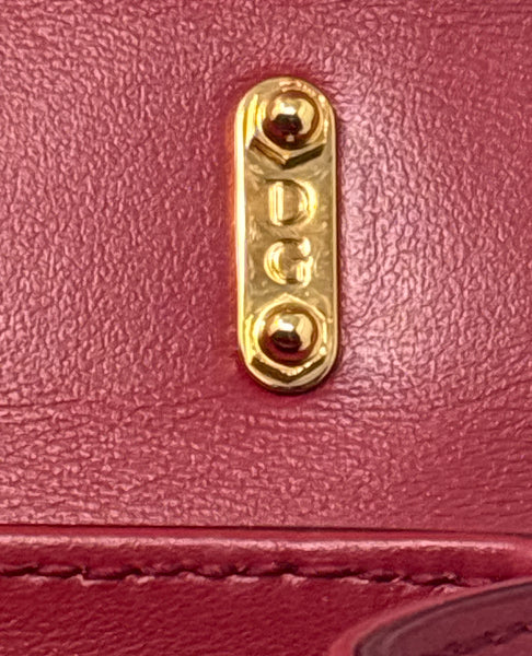 Dolce & Gabbana red DG crossbody