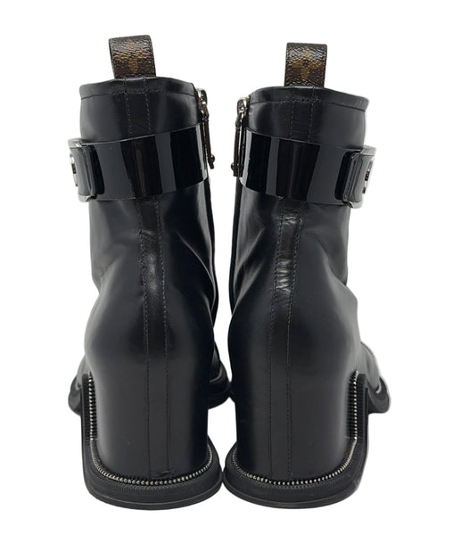 Louis Vuitton-Preloved-Moonlight Open-Toe Ankle Boots Sz-40