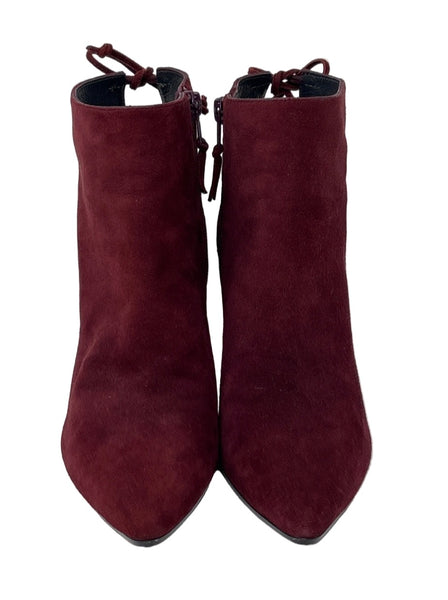 Stuart Weitzman Burgundy Bootie Sz-7