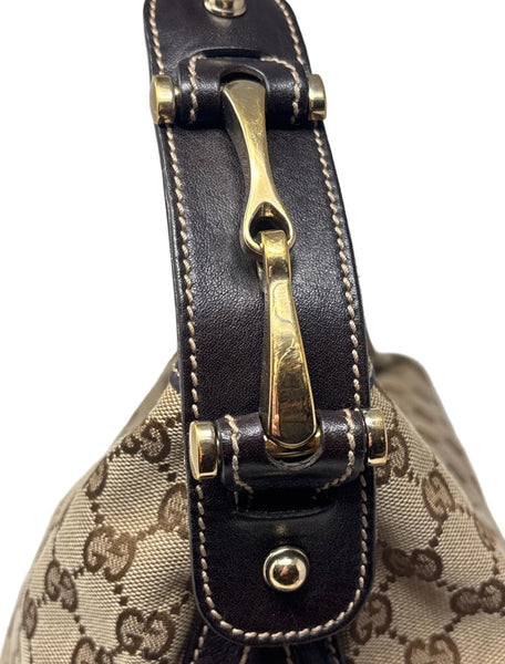 Gucci Canvas GG Hobo Bag