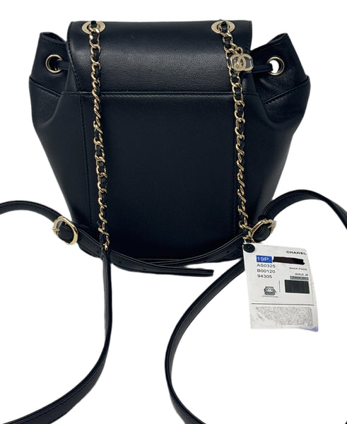 Chanel backpack-black