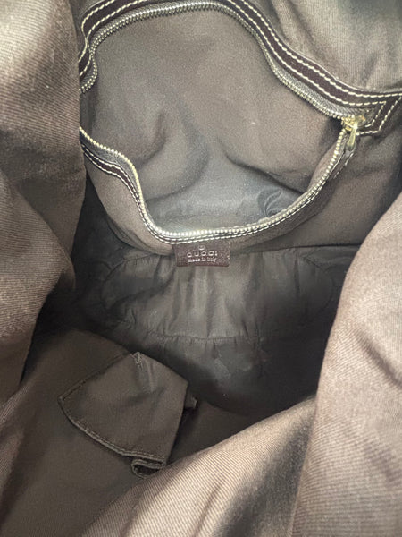 Gucci Canvas GG Hobo Bag