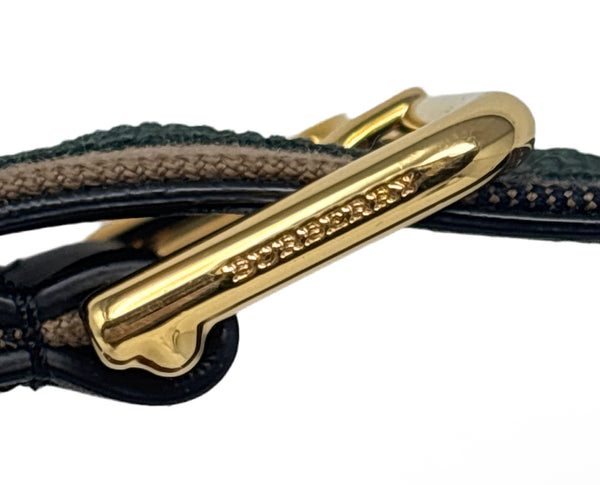 Burberry Multi-Color Leather Buckle Shoulder Bag