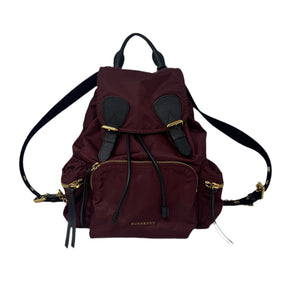 Burberry Burgundy Rucksack Backpack
