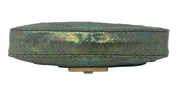 Dolce & Gabbana-Faux Snakeskin Clutch - Pristine Condition