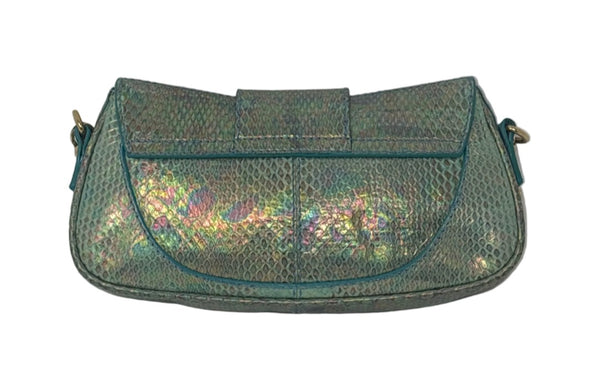 Dolce & Gabbana-Faux Snakeskin Clutch - Pristine Condition
