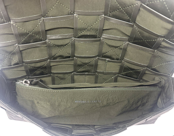 Bottega Veneta Cassette Shoulder Bag Olive Green