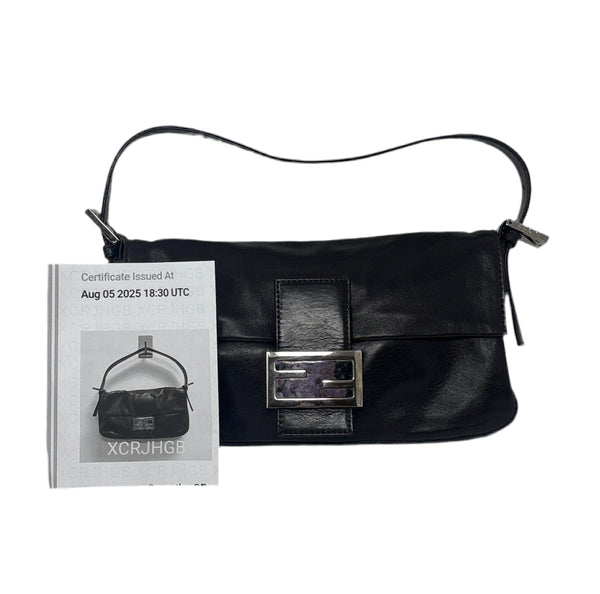 Fendi Baguette Black/Brown Handbag