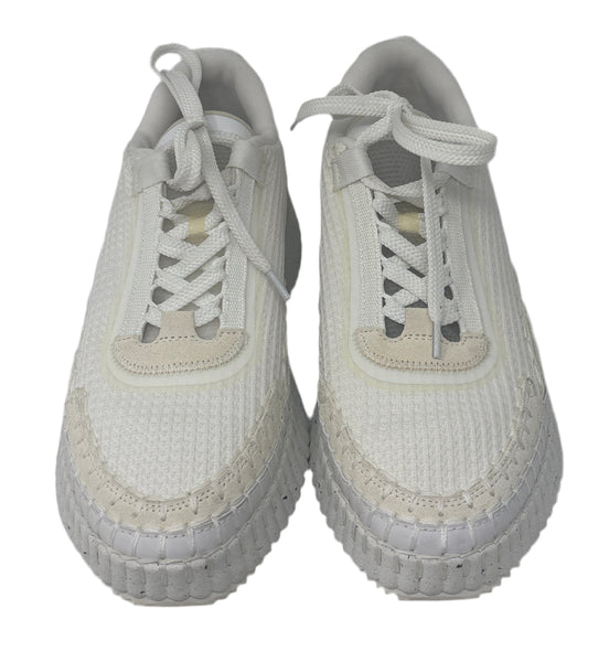 Chloé Cream -White Sneakers Sz-40