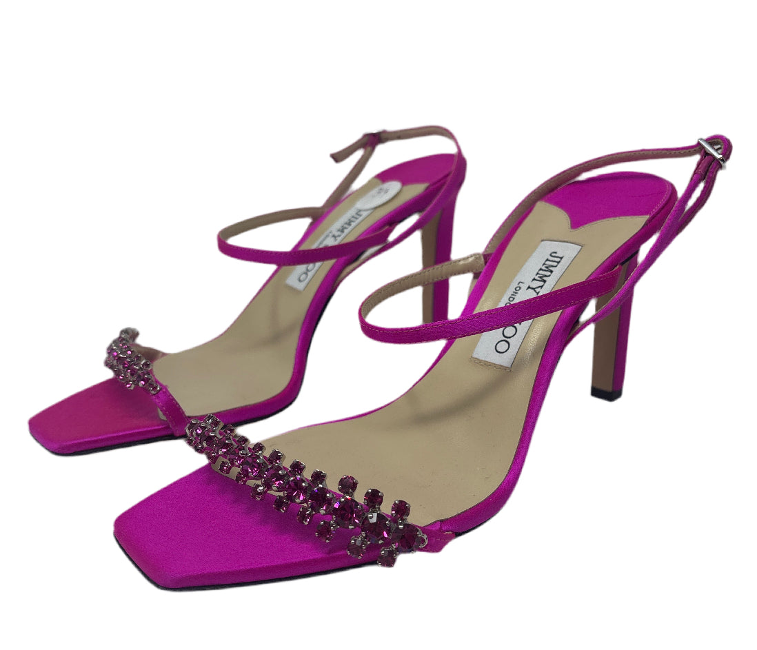 Jimmy Choo Hot Pink Heels Size-39