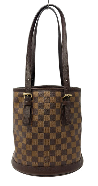 Louis Vuitton-Preloved-Damier Ebene Marais Bucket Bag
