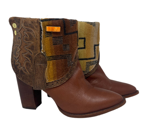 Lucchese Brown Boots Sz-9