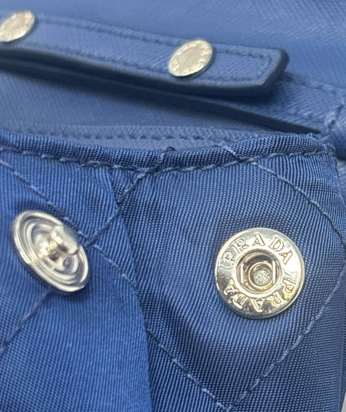 Prada Tessuto Impunta Quilted Pochette Shoulder Bag