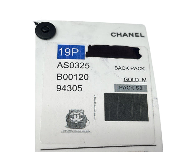 Chanel backpack-black