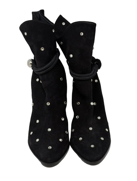 Isabel Marant-Preloved-Black Lolya Embellished Boots-Sz 40