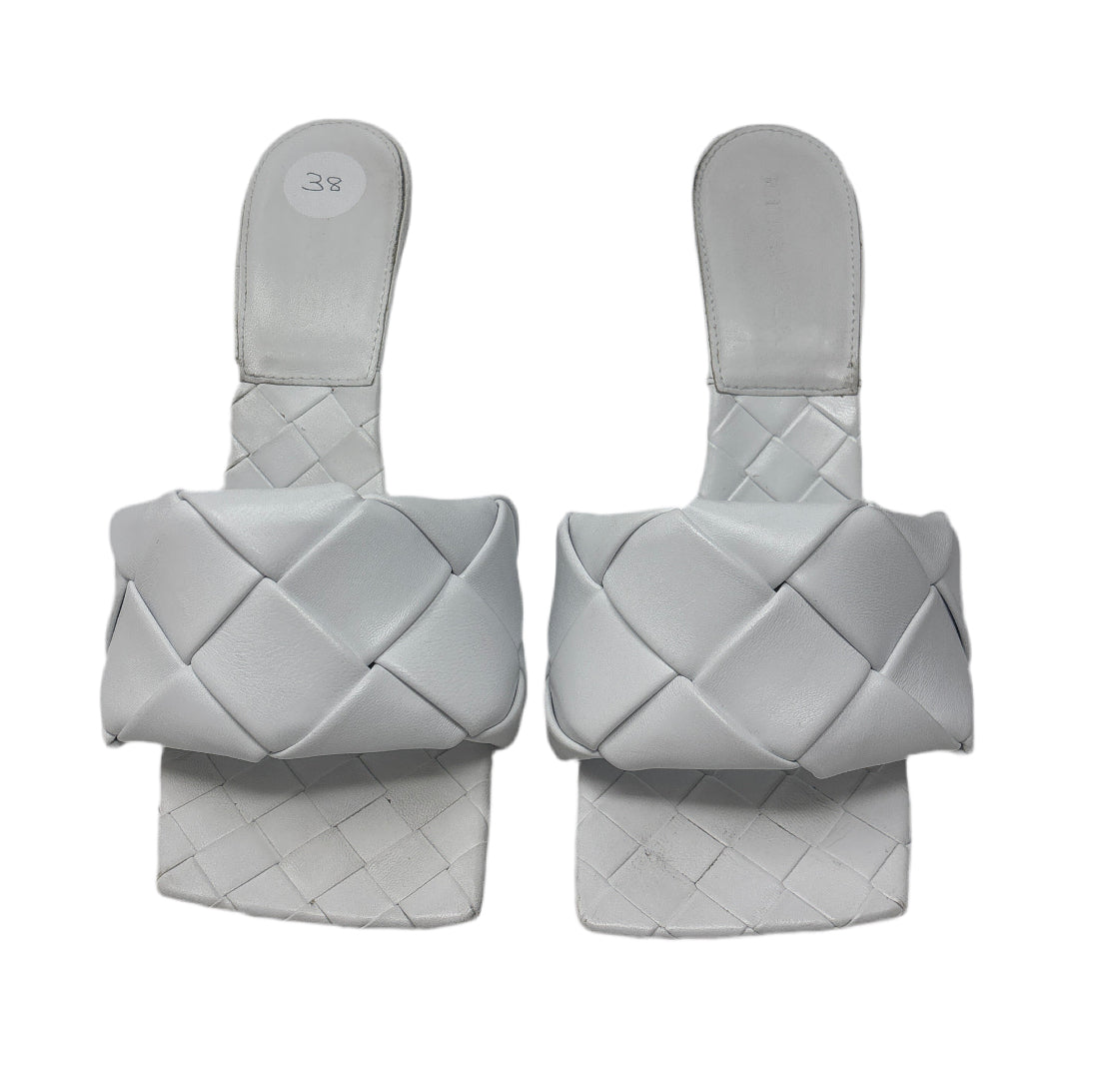 BOTTEGA VENETA ホワイトミュール BOTTEGA VENETA ホワイトミュール Bottega Veneta-White Heels Sz-38