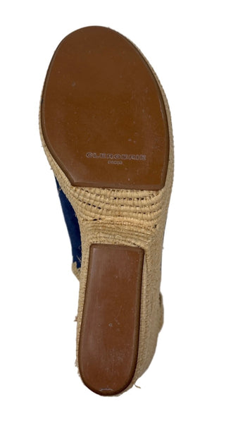 Robert Clergerie-Damya Wedged Sandal Heels Sz-40 1/2
