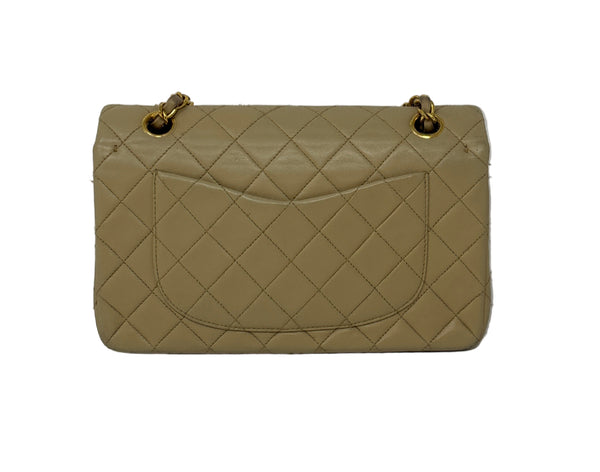 Chanel Beige Quilted Flap Bag
