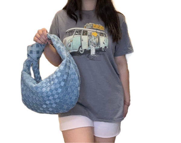 Bottega Veneta Nappa Denim Jodie Teen Bag