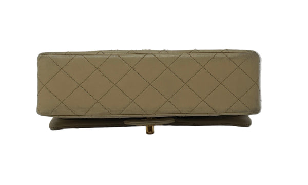 Chanel Beige Quilted Flap Bag