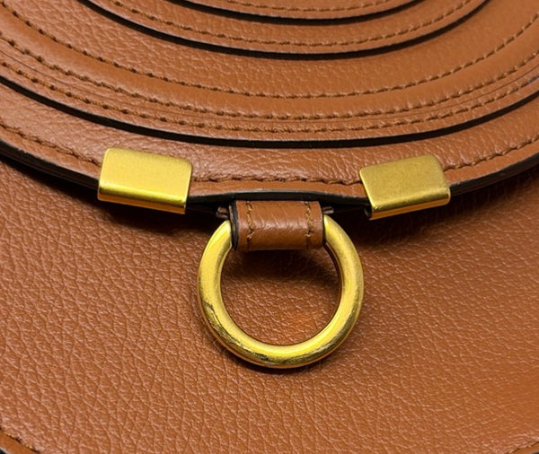Chloè-Preloved-Caramel Mini Leather Saddle