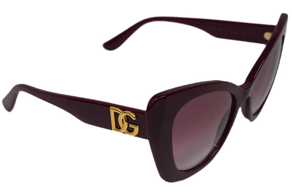 Dolce & Gabbana violet burgundy red sunglasses