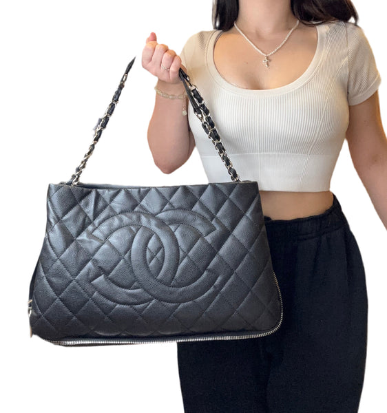 Chanel CC Expandable Tote Bag
