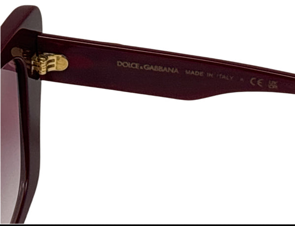 Dolce & Gabbana violet burgundy red sunglasses