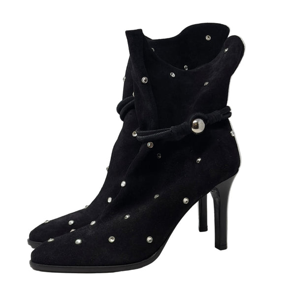 Isabel Marant-Preloved-Black Lolya Embellished Boots-Sz 40