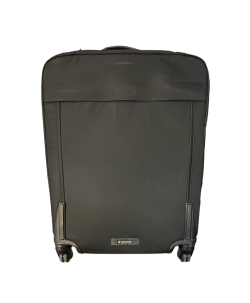 Tumi black nylon suitcase with gold hardware 16 x 22 x 9