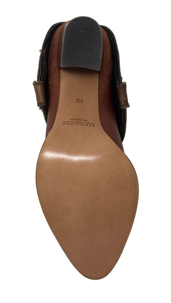 Lucchese-Brown Boots Sz-9