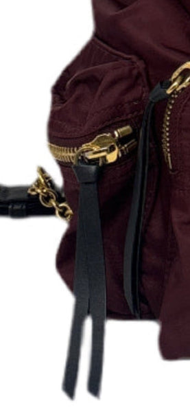 Burberry Burgundy Rucksack Backpack