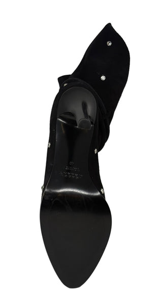 Isabel Marant-Preloved-Black Lolya Embellished Boots-Sz 40