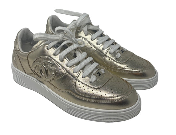 Chanel-NEW With Box-Sneakers Sz-38.5