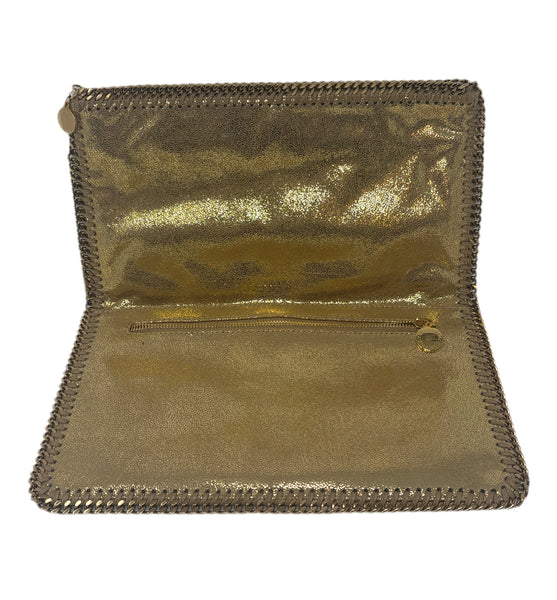 Stella McCartney Gold Falabella clutch
