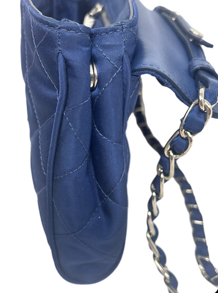 Prada Tessuto Impunta Quilted Pochette Shoulder Bag