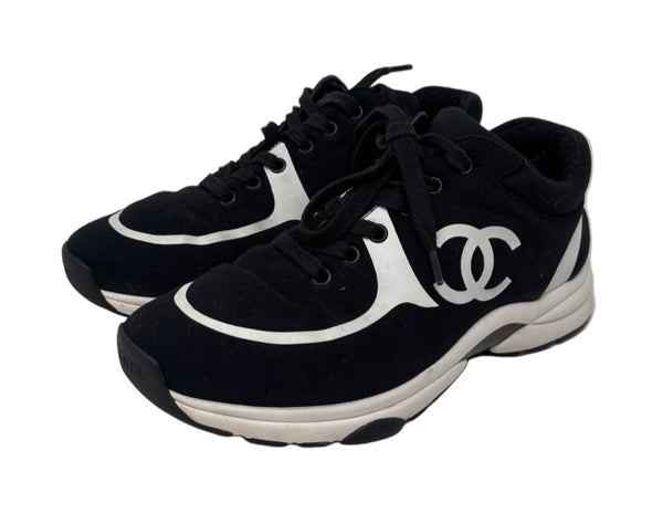 Chanel-CC Logo Sneakers Sz-39