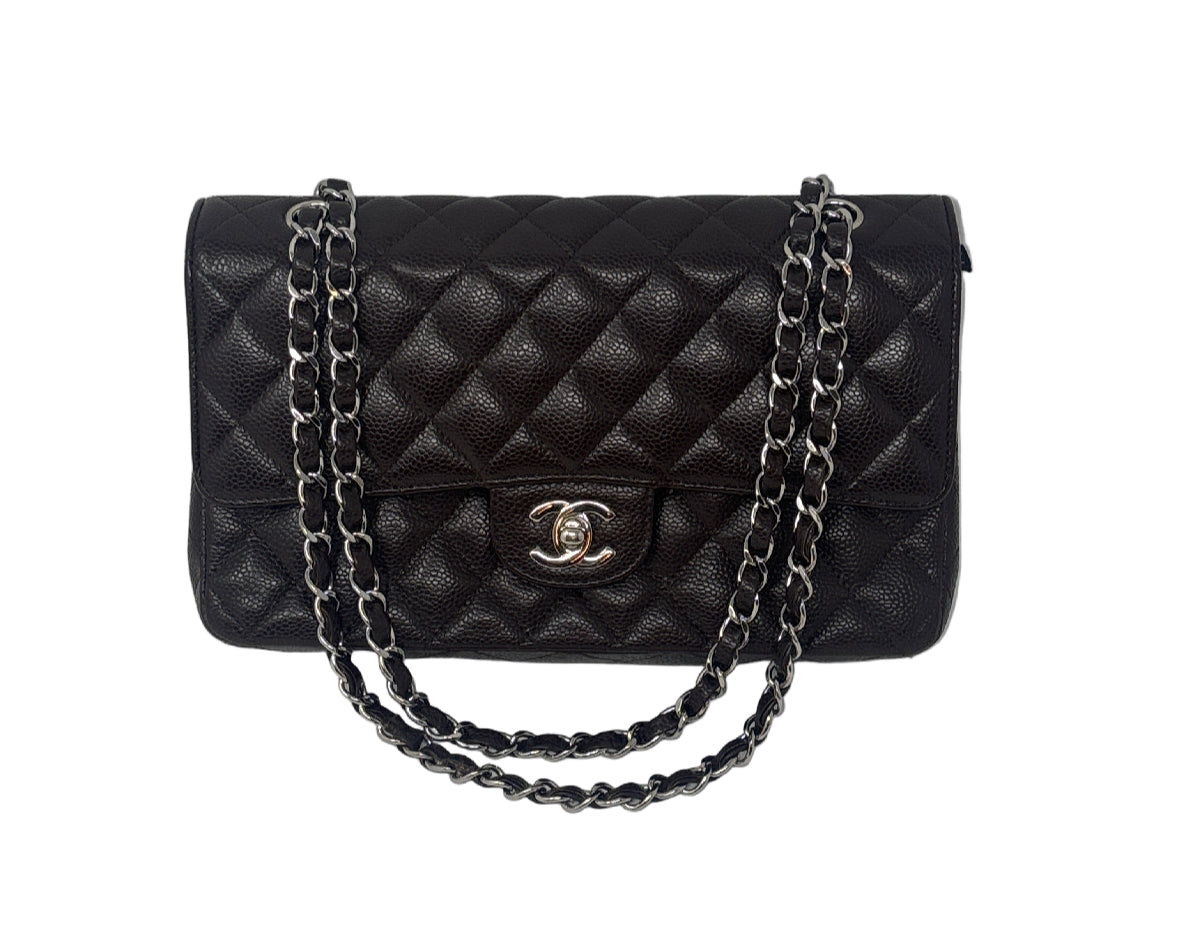 Chanel Caviar Double FlapBoy Sz-Medium