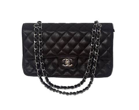 Chanel Caviar Double FlapBoy Sz-Medium