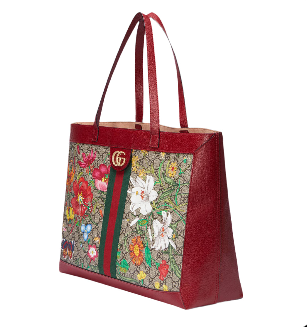 Gucci Ophidia Shopping  Leather Tote