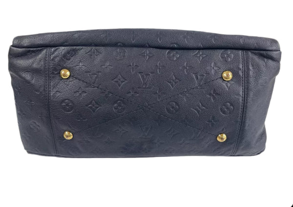 Louis Vuitton navy blue shoulder bag