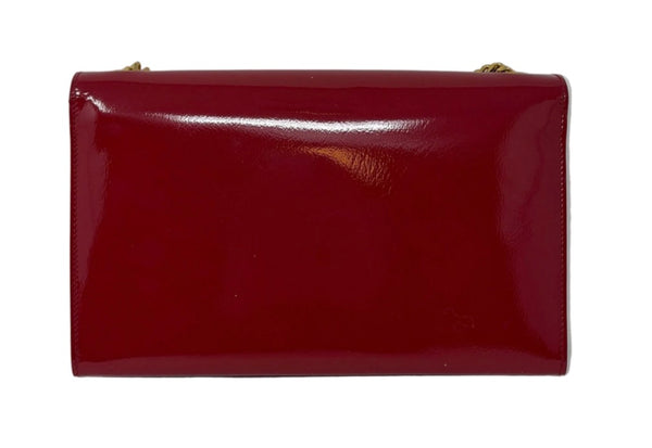 YSL-Red Patent Leather/ Gold Hardware - Kate Small Crossbody Bag