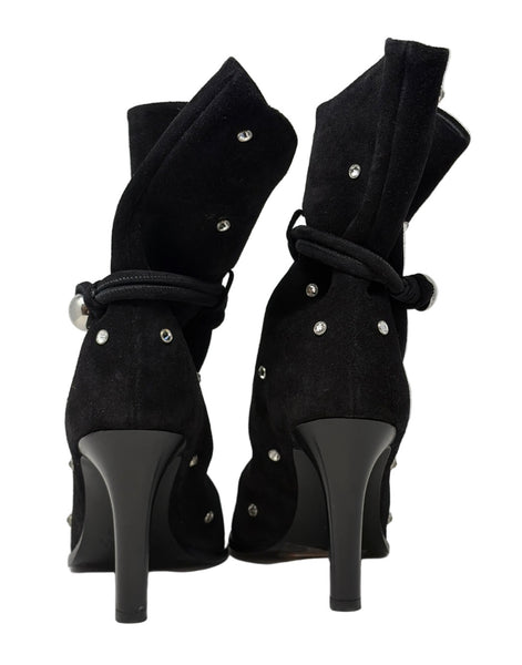 Isabel Marant-Preloved-Black Lolya Embellished Boots-Sz 40