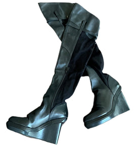 Free People Black Boots Sz-39