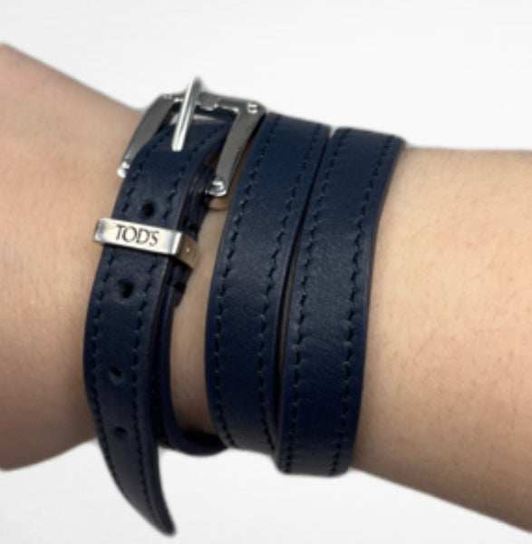 Tods leather wrap bracelet