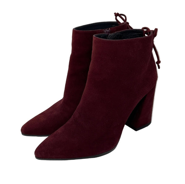 Stuart Weitzman Burgundy Bootie Sz-7