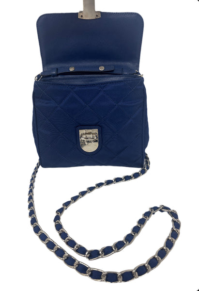 Prada Tessuto Impunta Quilted Pochette Shoulder Bag