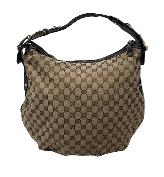 Gucci Canvas GG Hobo Bag