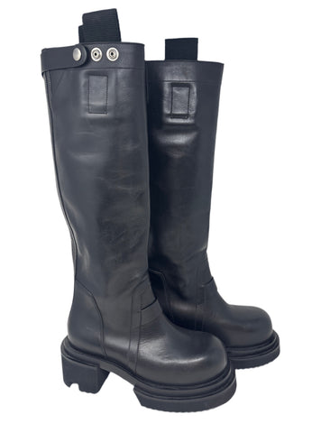 Black Tall Boots Sz-39